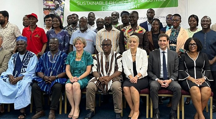 • Dr Muhammed (seated middle) with other dignitaries after the programme